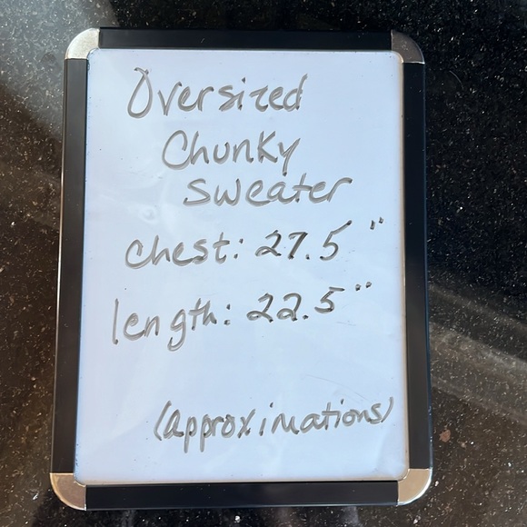 Chunky Brown Sweater B Original Boutique Roomy Comfy Womens Small Medium Hoodie - Picture 9 of 11